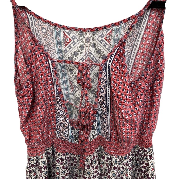 Aeropostale Bethany Mota boho mini dress with spaghetti straps and buttons XL - Picture 10 of 15